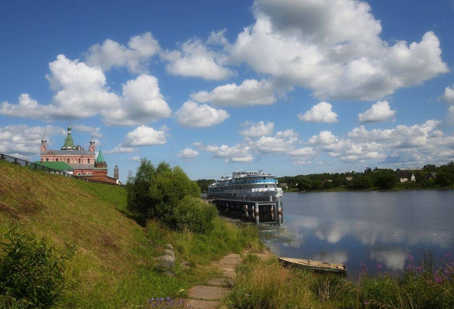пейзаж,старая_ладога,река,волхов,монастырь, Наталия К
