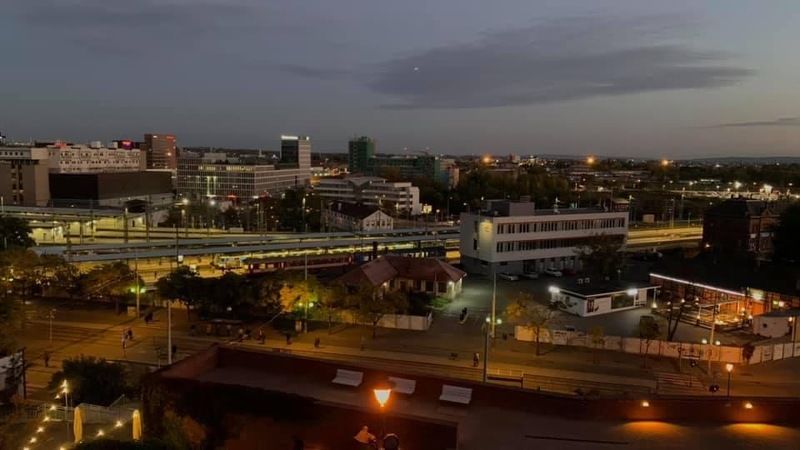 Брно, вечер, Чехия Вечерний Брно фото превью