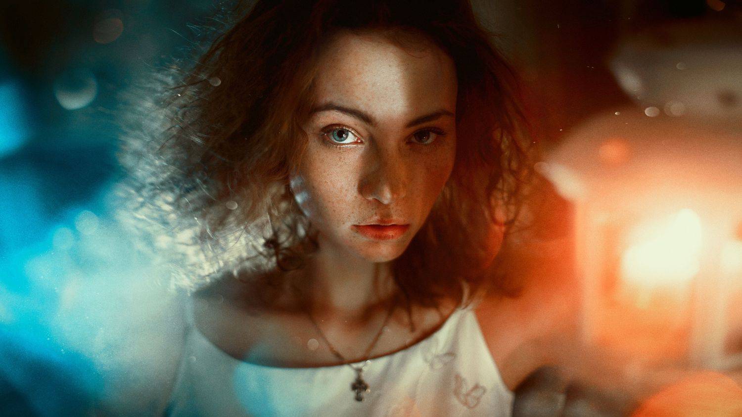 art, portrait, dramatic, Beauty, indoor, dream, арт обработка, женский портрет, Алексей Яковлев