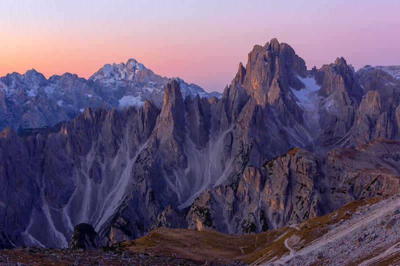 италия, доломиты, горы, восход, природа, landscape, italy, dolomites, golden hour, golden light, sunrise Доломиты. фото превью