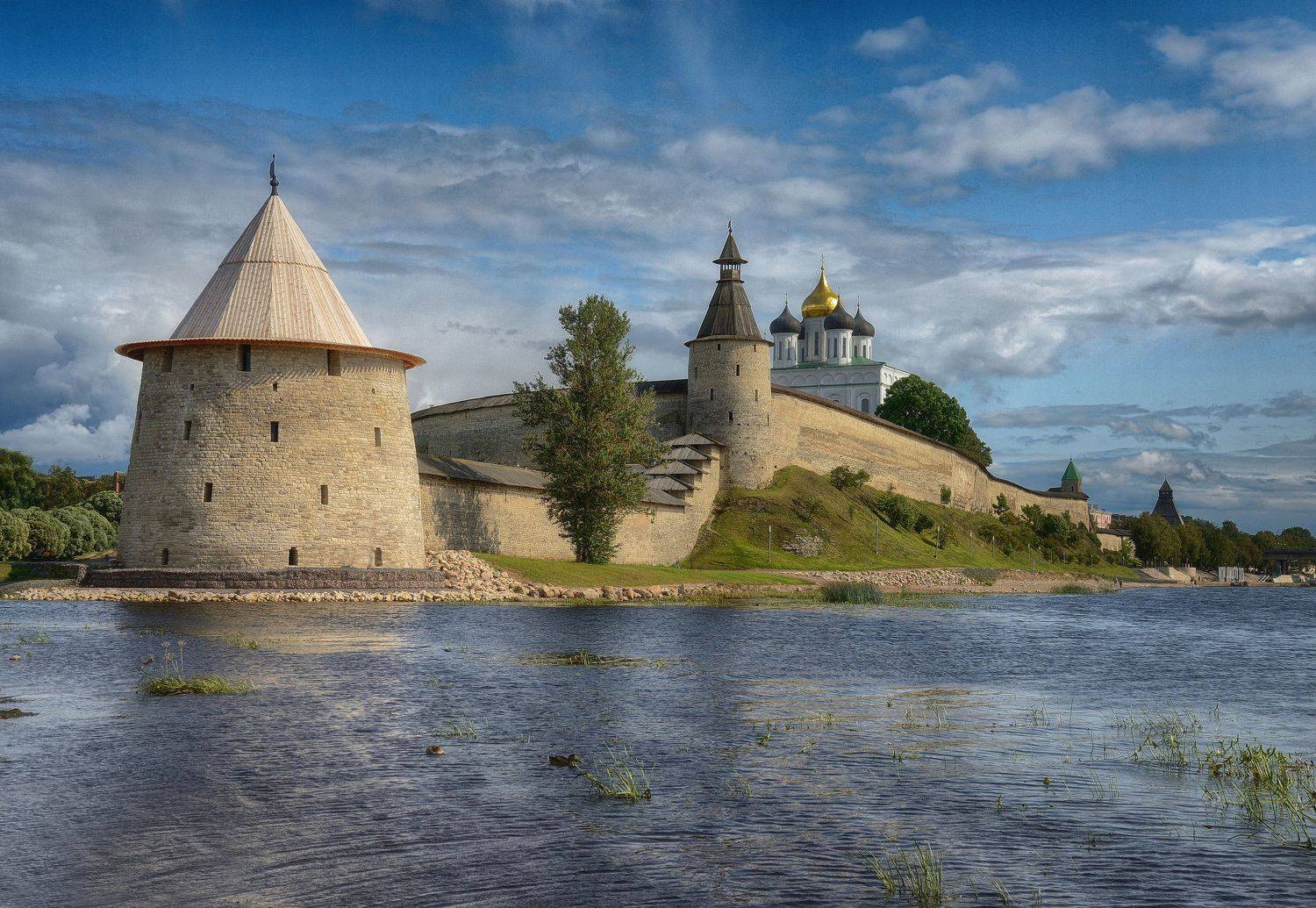 пейзаж,город,кром,псков,крепость, Наталия К