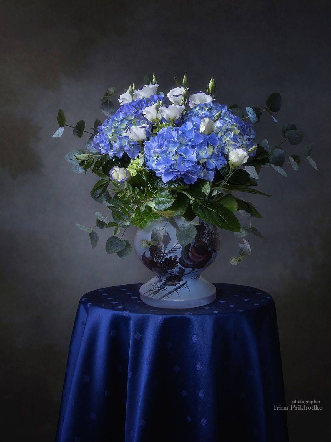 натюрморт, настроение, букет, цветы, гортензии, Ирина Приходько