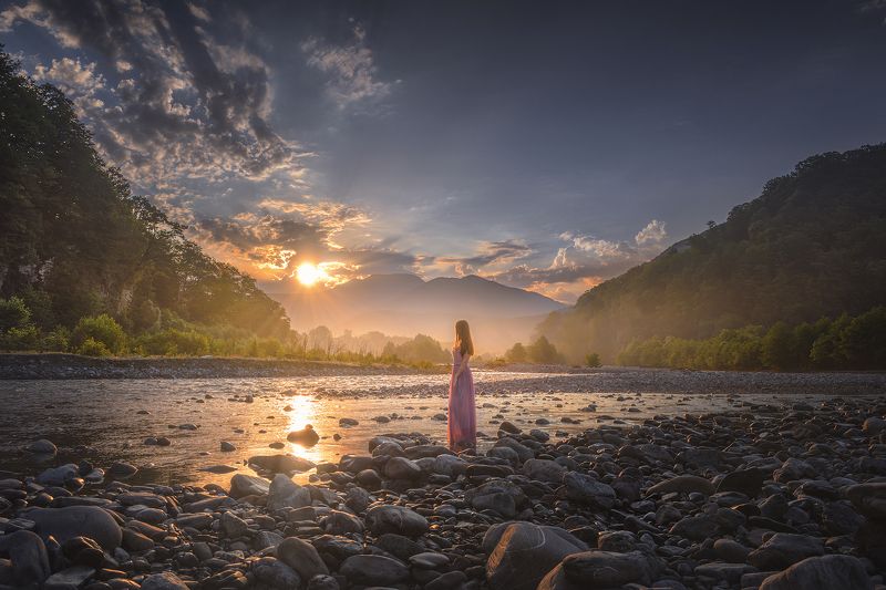 Собирая свет в ее волосах... фото превью