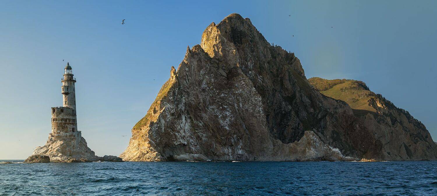 пейзаж, природа, океан, маяк, Анива, Россия, Сахалин, Лариса Николаевна Дука