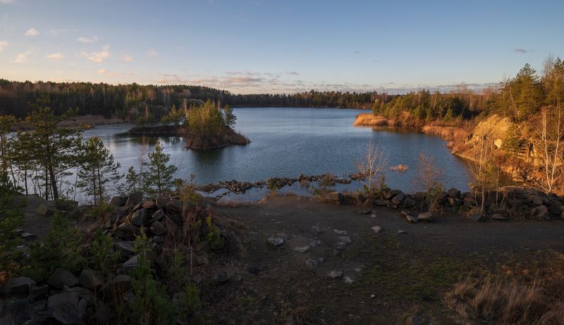 рассвет на базальтовом... фото превью