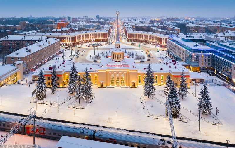 россия, карелия, петрозаводск, зима Петрозаводск фото превью