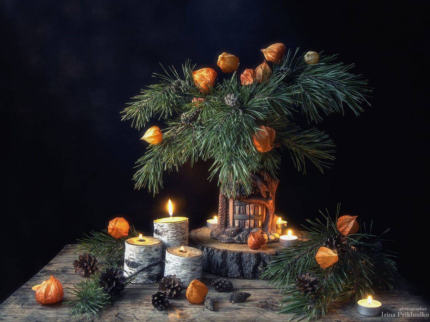 натюрморт, новый год, рождество, , Ирина Приходько