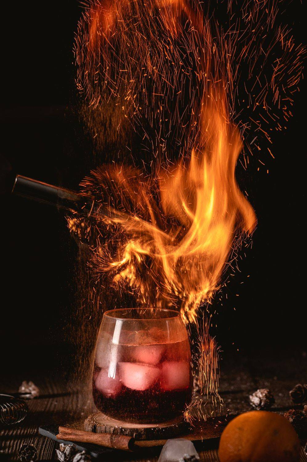 натюрморт, искры, напиток, фудфото, Anna Makarenkova