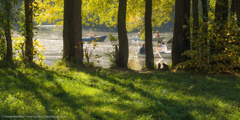 кузьминки, сентябрь, парк, солнечно Неожиданно тёплый сентябрь фото превью