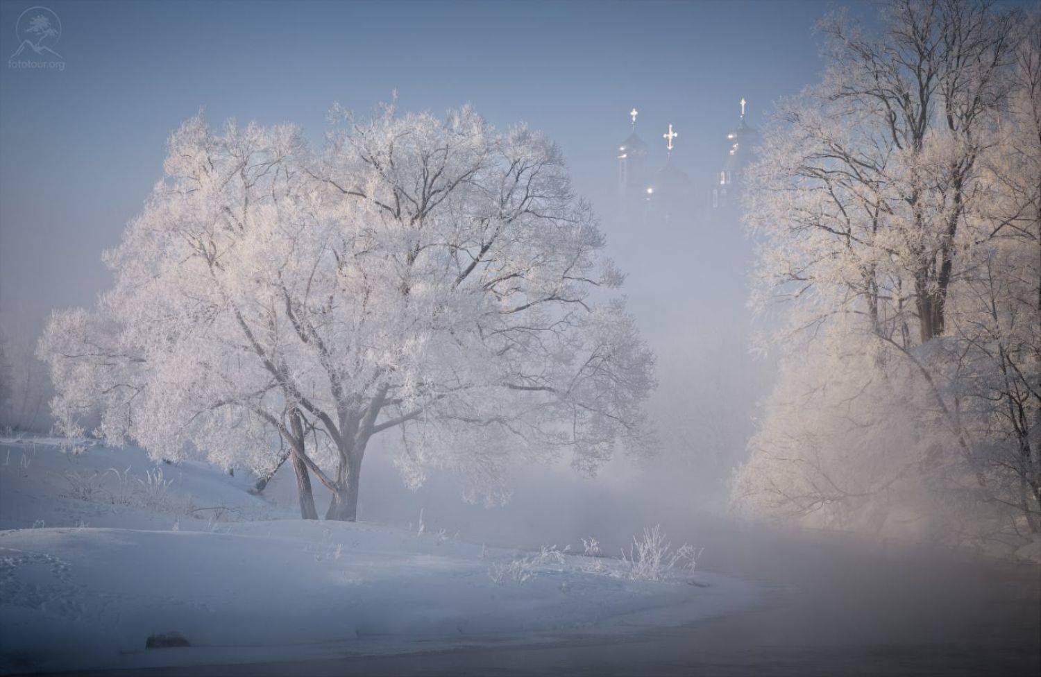 пейзаж, природа, истра, зима, новыйиерусалим, Анатолий Гордиенко