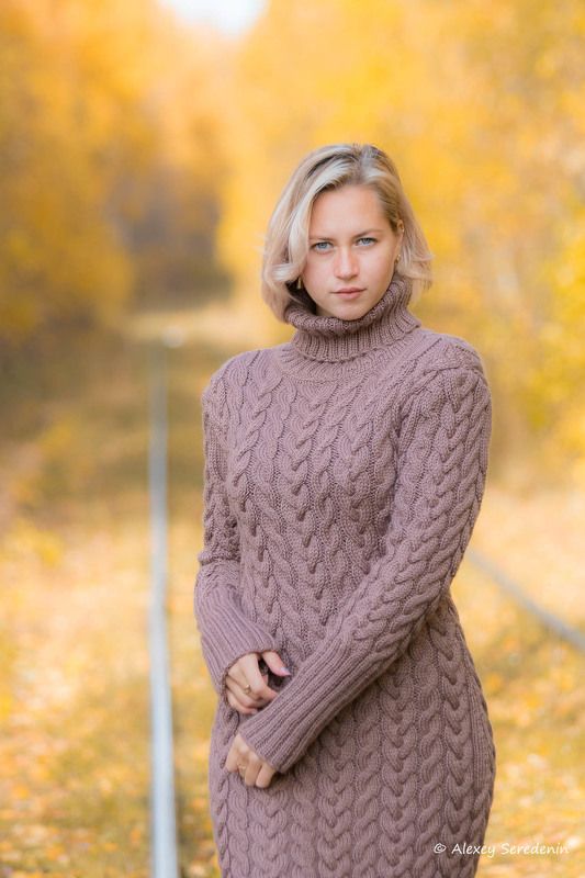 Осенняя дорога фото превью