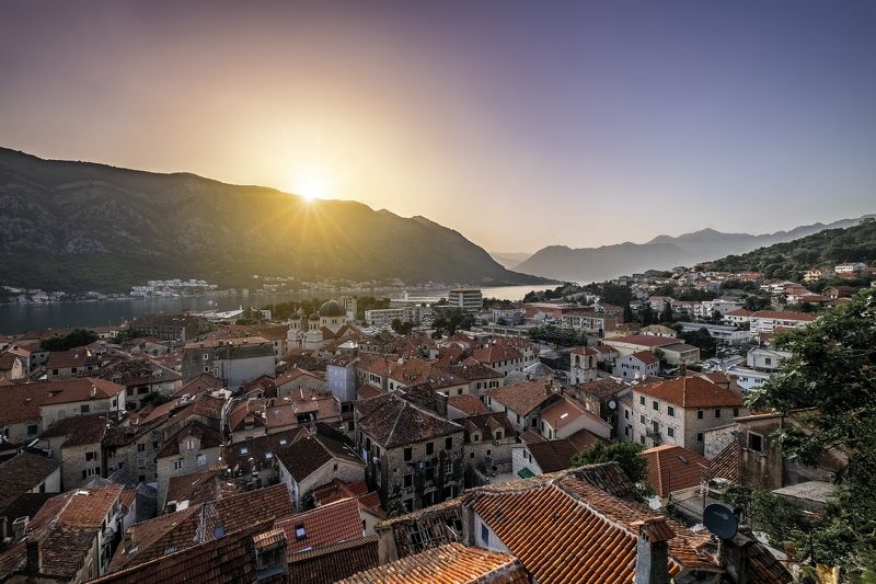 Kotor\'s sunset фото превью