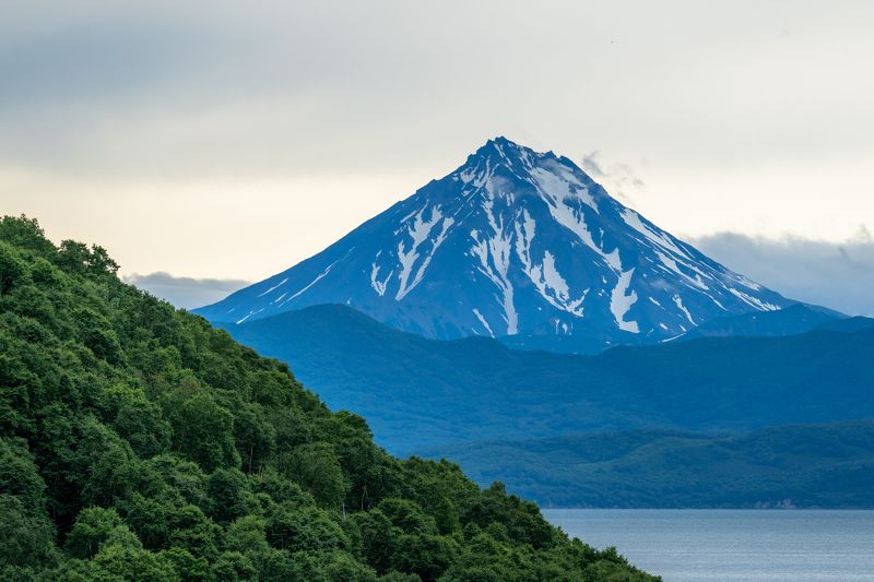 камчатка, вулкан, вилючинский, kamchatka, volcano  фото превью