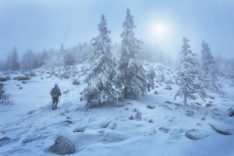 озеро, горы, лес, природа, закат, рассвет, красота, приключения, путешествие, облака, урал Вперед туда, где светит солнце! фото превью