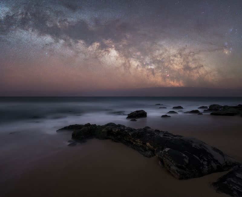 Sea night scape фото превью