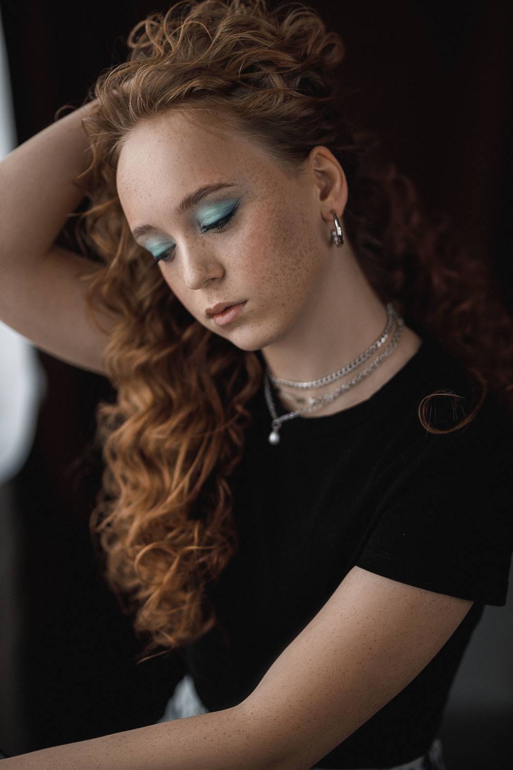девушка, модель, портрет, фотосессия, студия, макияж, гламур, girl, model, modeling, young, portrait, make-up, творческий портрет, женский портрет, woman, young woman, glamour, постановка, постановочная фотография, fashion, Владимир Васильев
