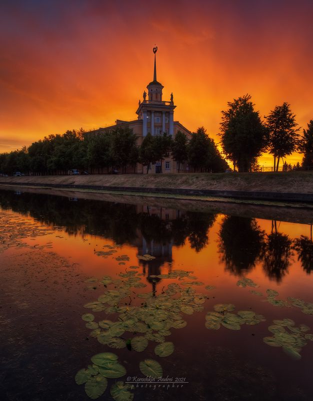 Колпино. Два состония одного вечера... фото превью