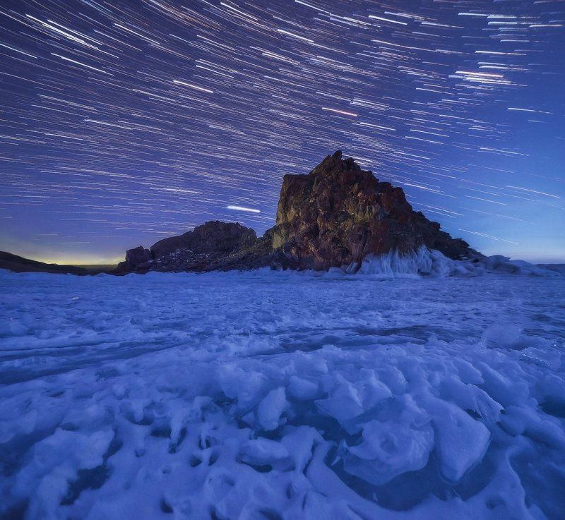 Звездная ночь над Бурханом. фото превью
