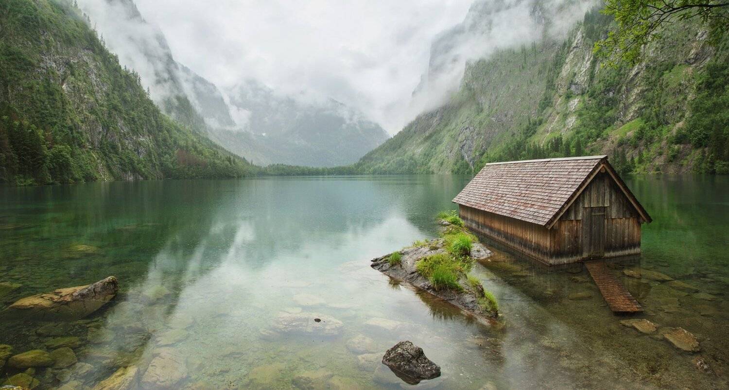 Obersee, Бавария, Пейзаж, Александр Удовиченко