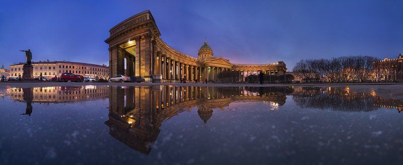 Вечерний Петербург. Казанский Собор. фото превью