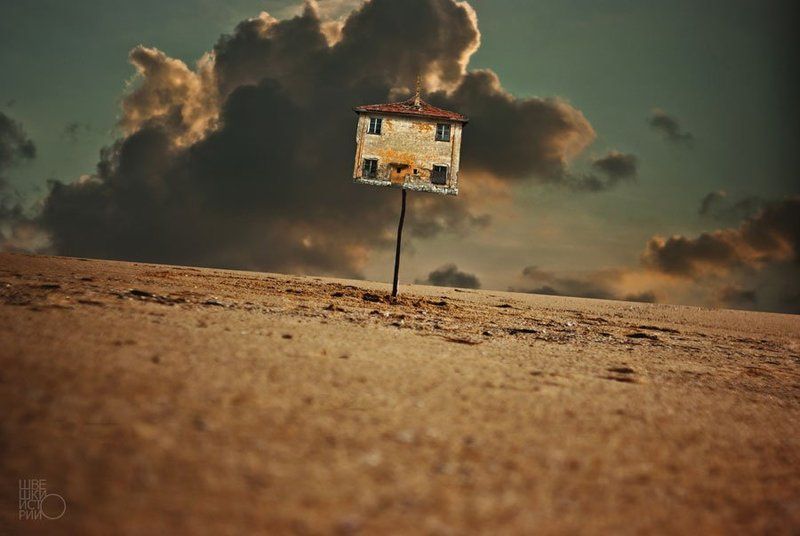 Домик на палочке фото превью