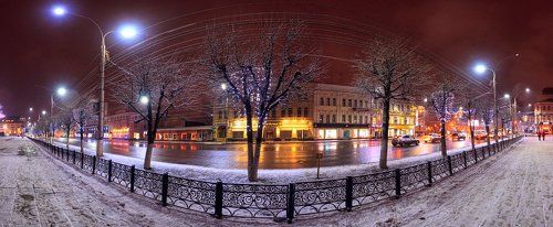 Заснеженный вечер