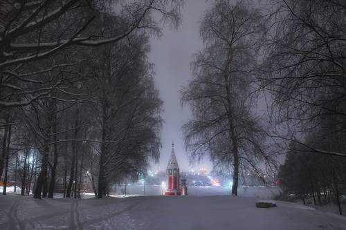 Зимний вечер в Тутаеве