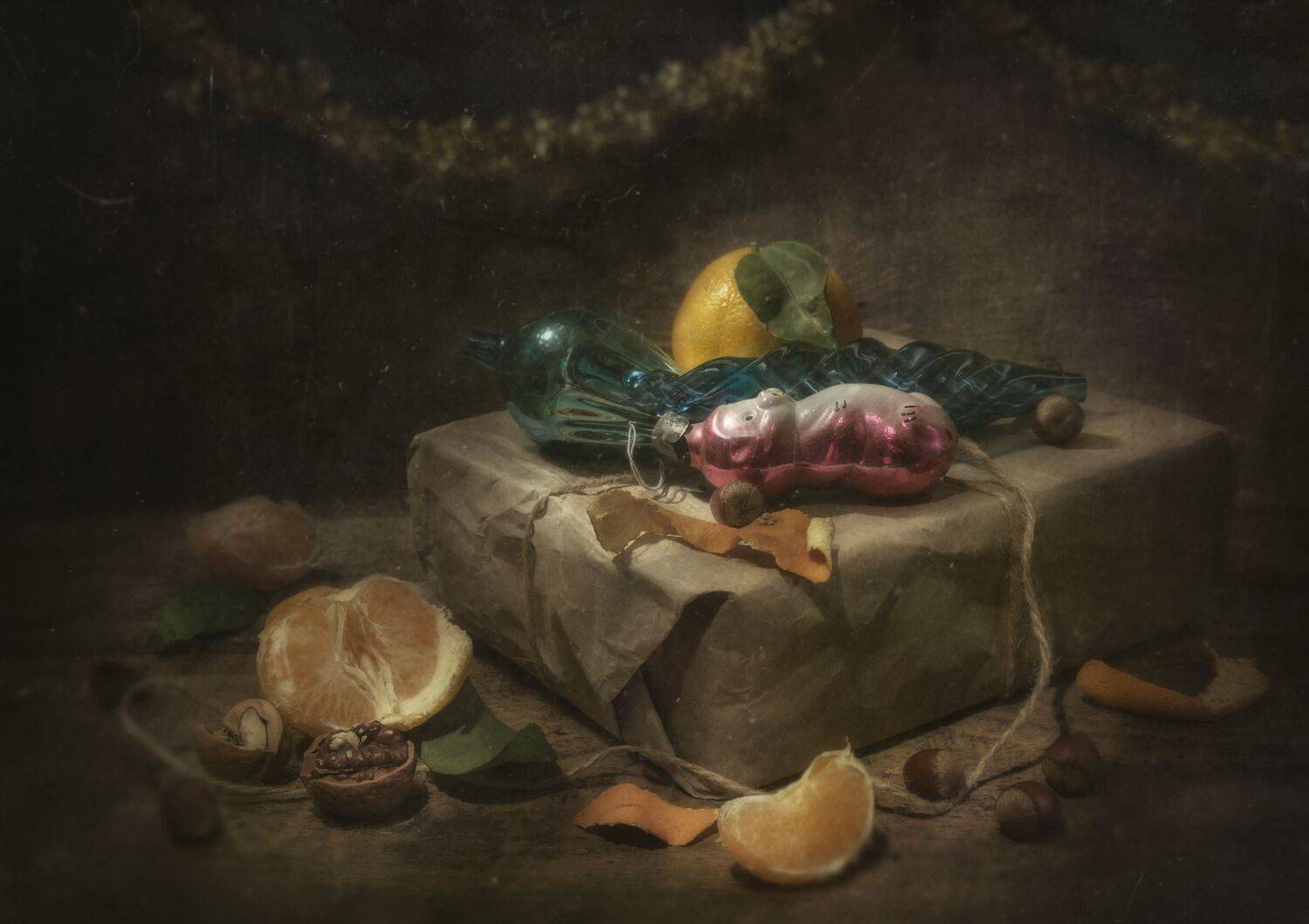 старые,прошлое,игрушки,новый год,забытое,мандарины, Владимир Володин