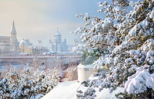 Зима в Москве