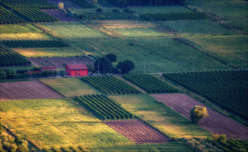italy, домик, italia, вечер, италия, veneto, осень, венето, belvedere Patchwork фото превью