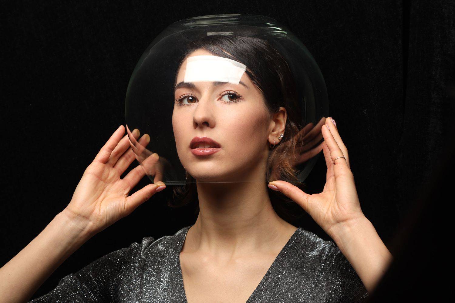 портрет, аквариум, защитные средства, Александр Евстигнеев