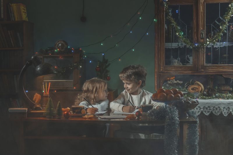 новый год, дед мороз, письмо Новогодняя история фото превью