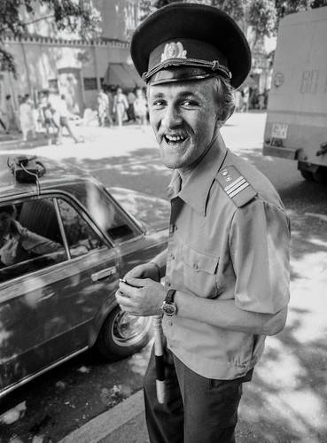 Пенза. Инспектор ГАИ. 1986 г.
