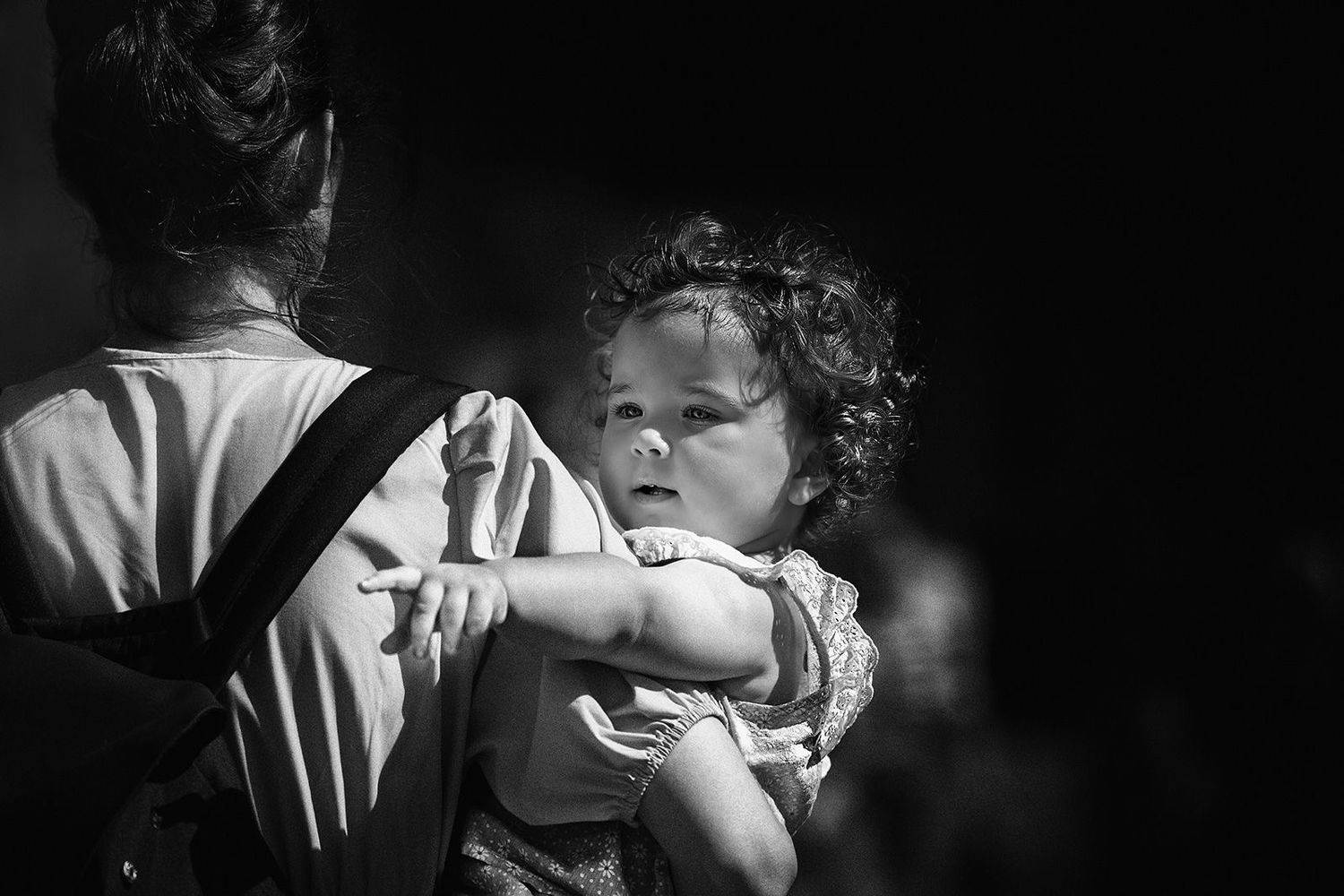 чб фото, дети, уличная фотография, жанровый портрет, Vera Trandina