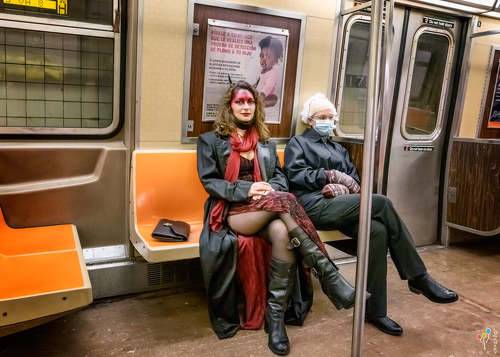 Halloween Subway, October 31, 2021
