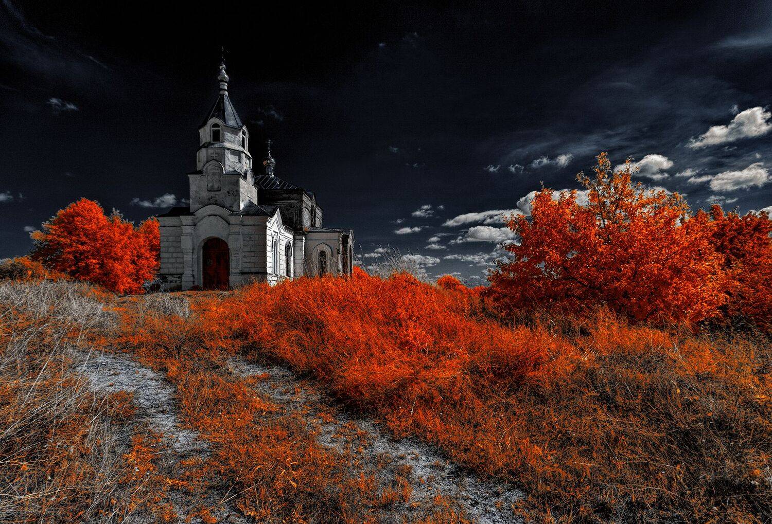 infrared,ик-фото,инфракрасное фото, инфракрасная фотография, пейзаж, лето, Сергей