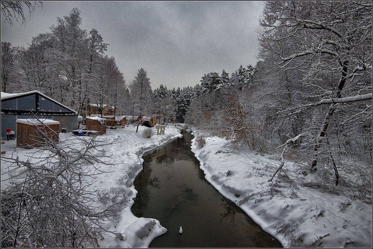 москва, зима, парк, река, лес, АНАТОЛИЙ ДОВЫДЕНКО