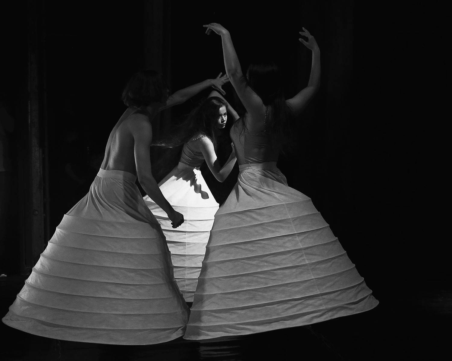 танцы, чб, люди, Tkachenko Anastasia