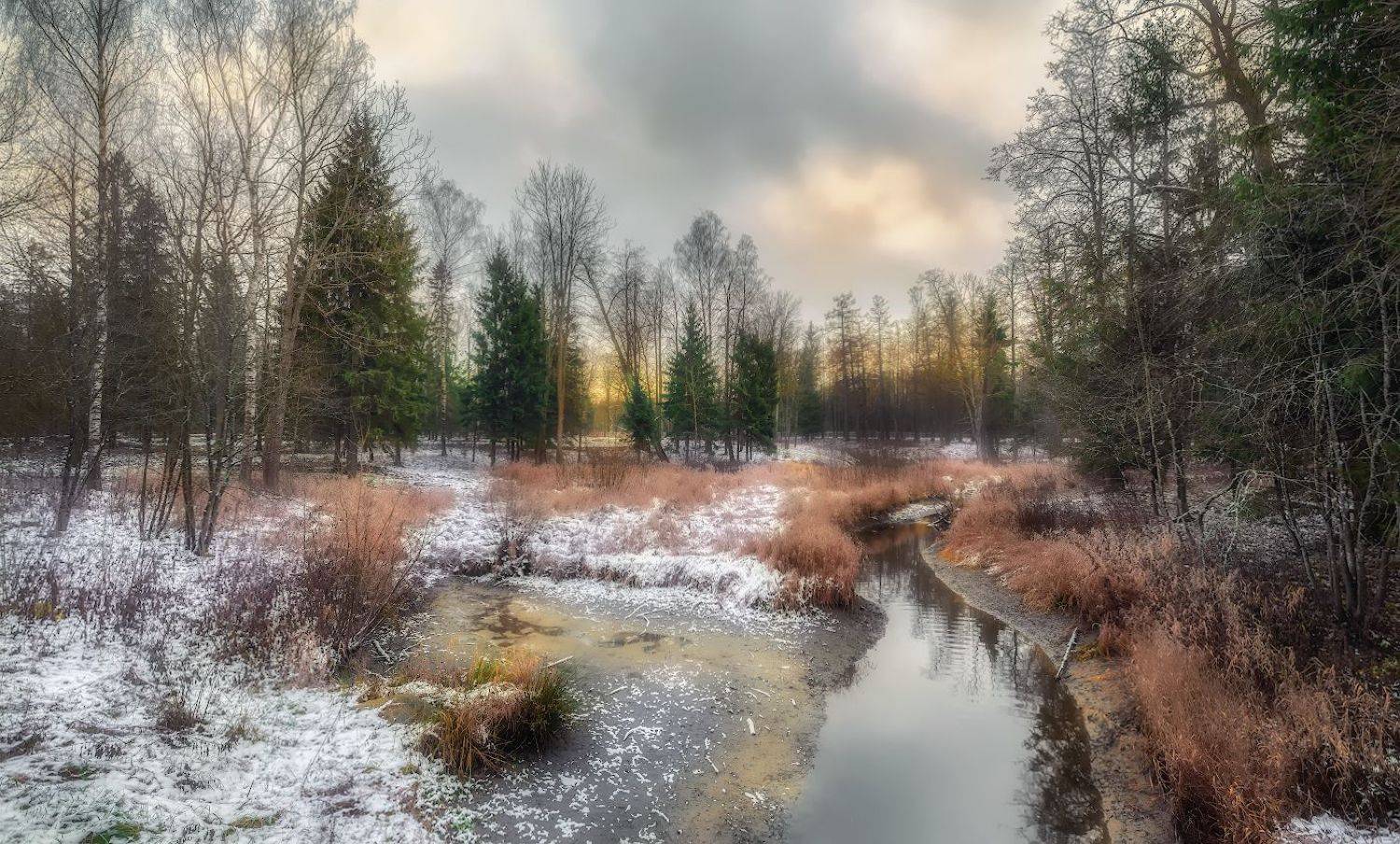 снег заморозки октябрь осень царское село, Скороходов Константин