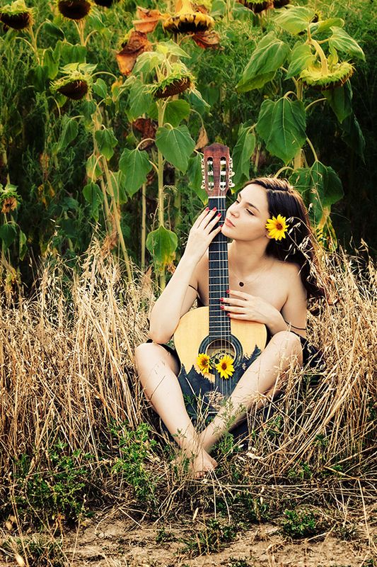 portrait Autumn music фото превью