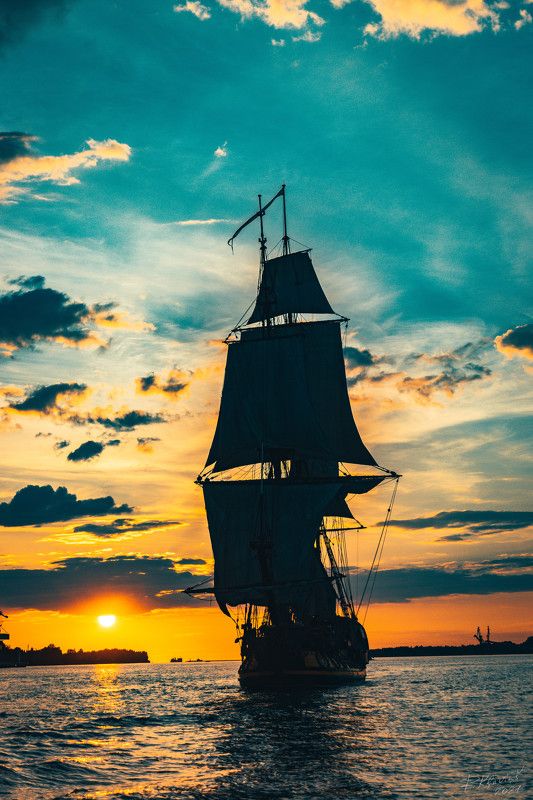 frigate, sea, sail, transportation, boat, ship, cruise, vessel, sailboat, historic, nautical, navigation, water, wooden, voyage, vintage, tall, sky, old, navy, wind, travel, maritime, galleon, transport, ancient, adventure, yacht, wave, marine, mast, anti The Frigate Shtandar in calm weather sailing sunset time Riga Latvia фото превью