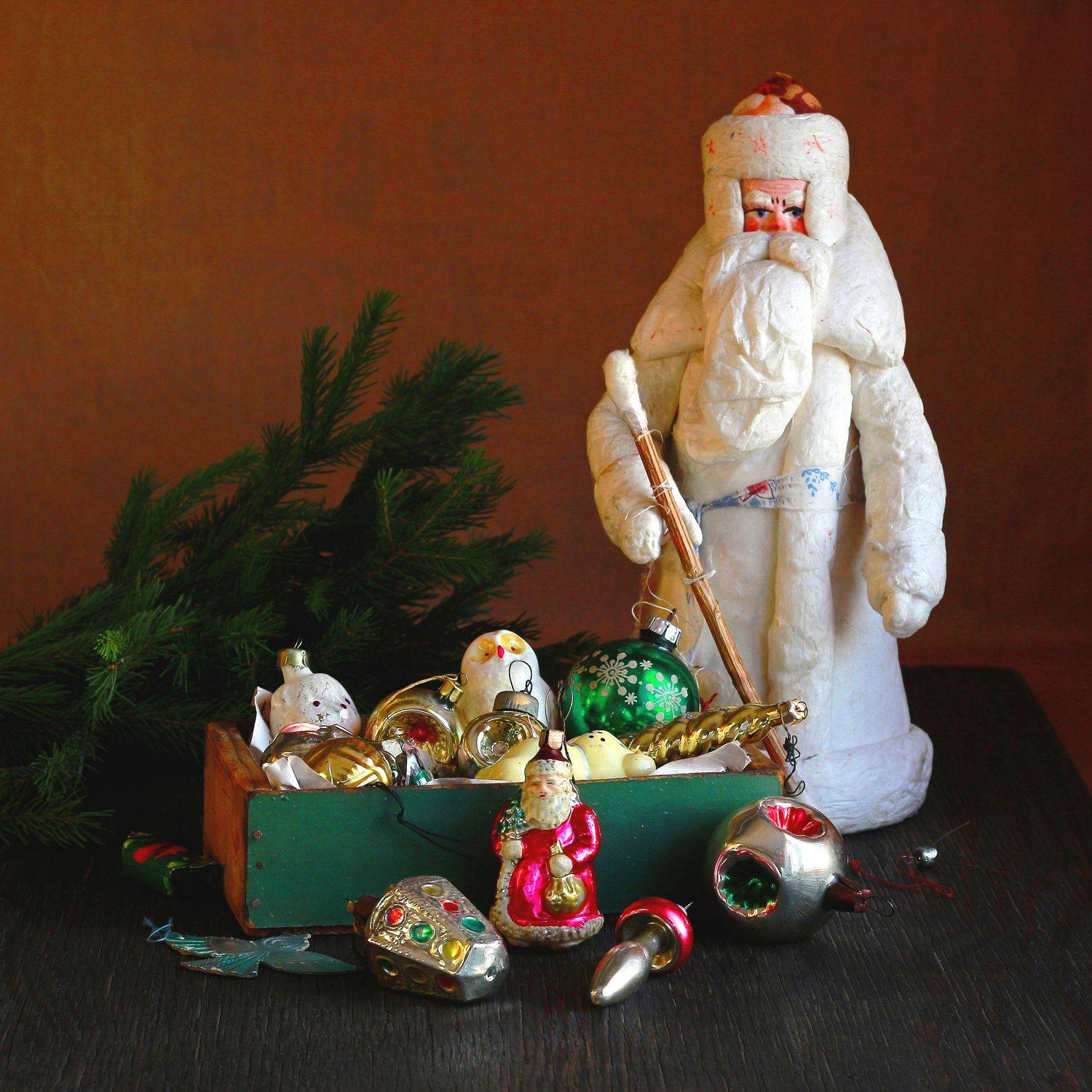 натюрморт, фотонатюрморт, зима, новый год, игрушки, дед мороз, праздник,  наталья казанцева, Наталья Казанцева