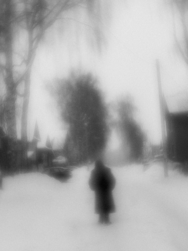 Зима в деревне фото превью