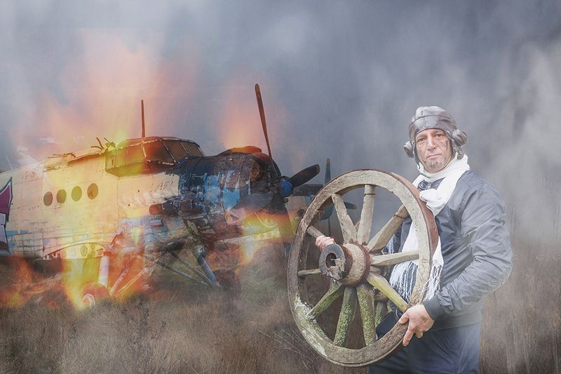 digital art In flames фото превью