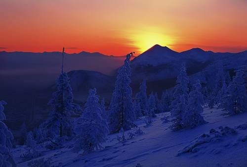 Зимний вечер на Колыме...
