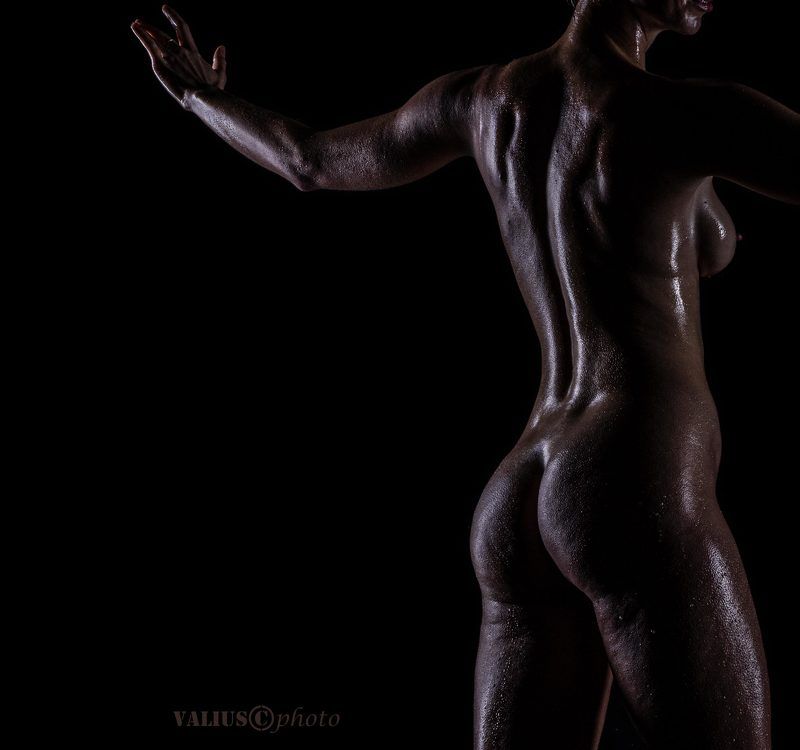 nude, sex, ню, сек, девушка, портрет, valius, girl, portrait, art, арт, модель, model Масло фото превью