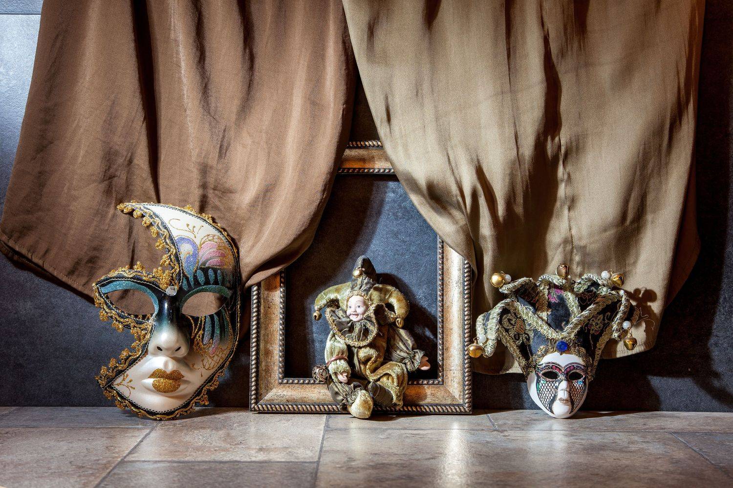 театр, арлекино, маски, Эльвира Сагдиева