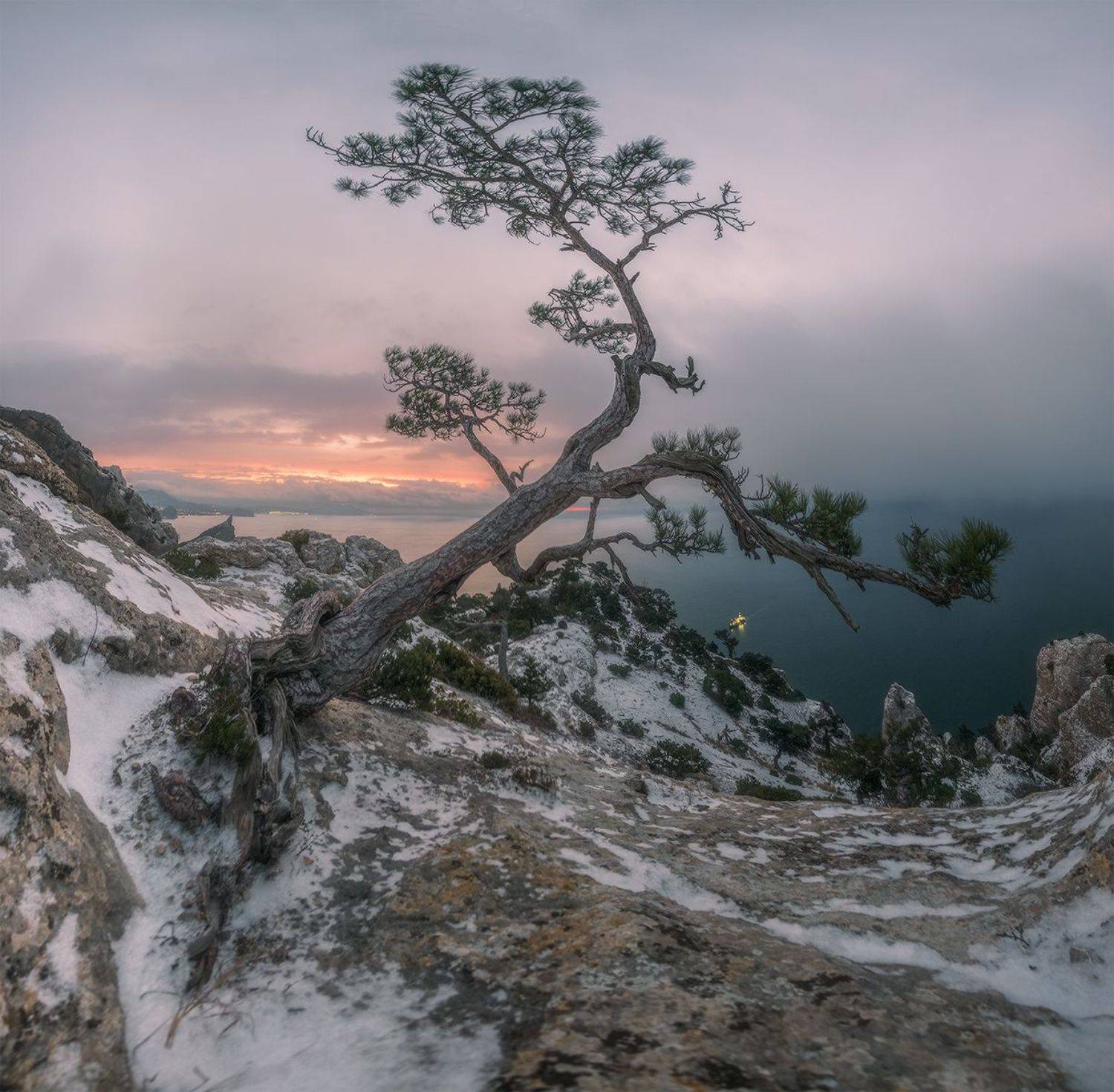 крым, новый свет, пик космос, декабрь, рассвет, Николай Мысливцев