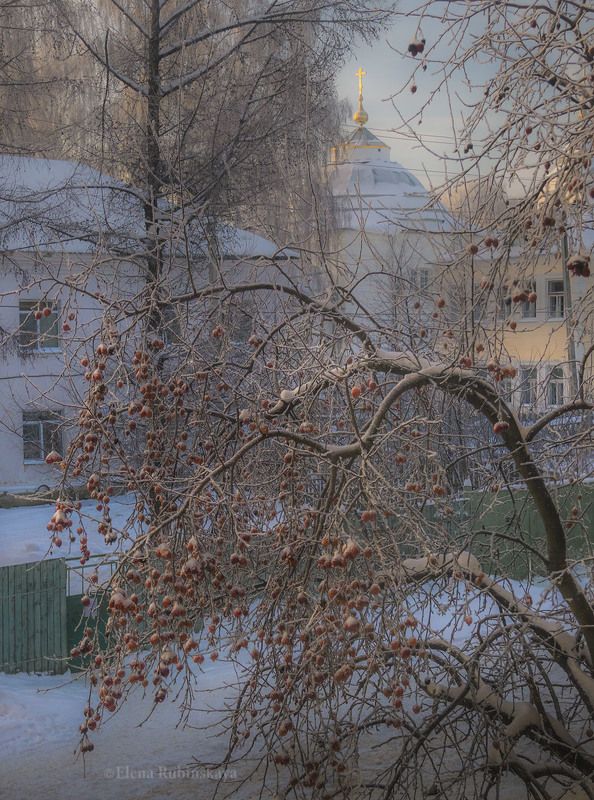 Зима за окном фото превью