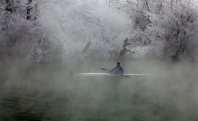 Холодное утро фото превью